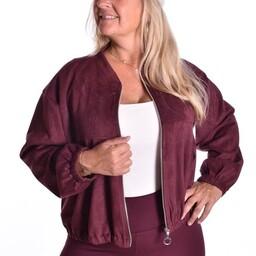 Suède Bomber Jacket